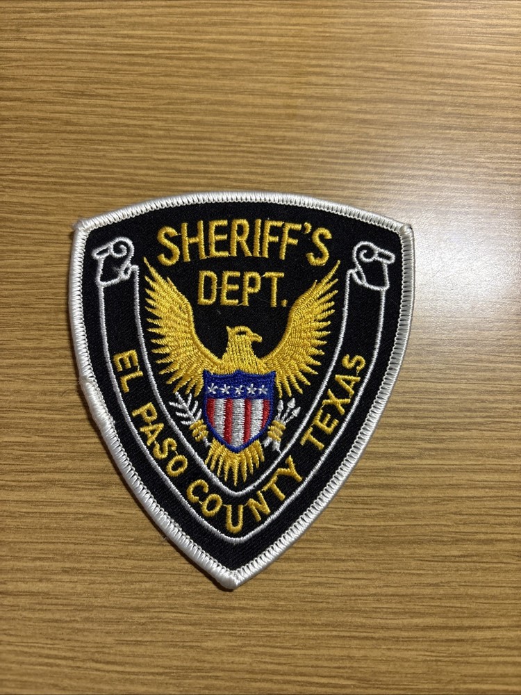 El Paso County Texas Sheriff Vintage Patch