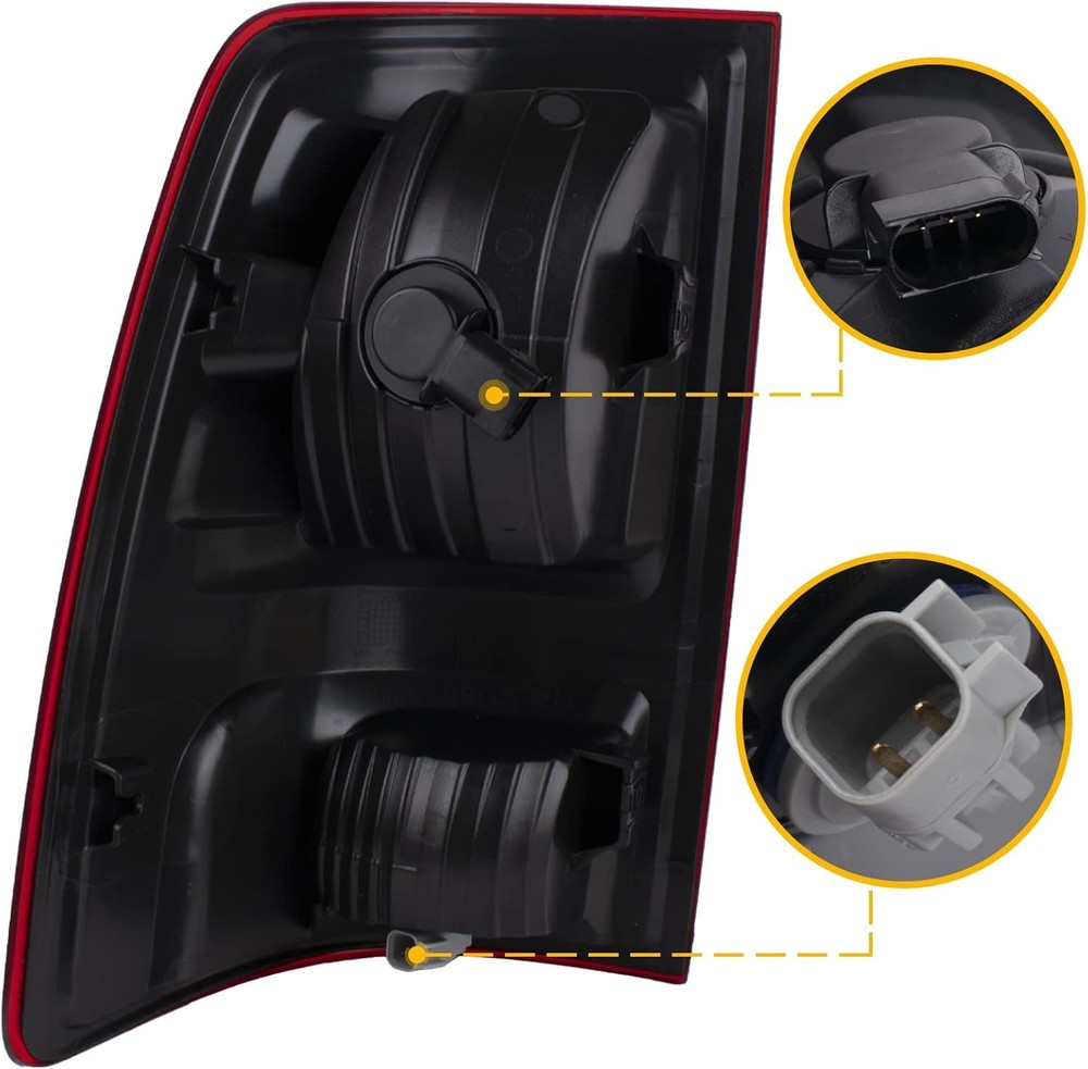Right Side Tail Light Assembly Compatible With Dodge Ram Right Passenger Side
