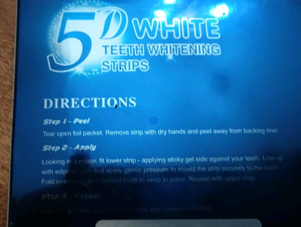 Sealed 5 D Whitening Strips