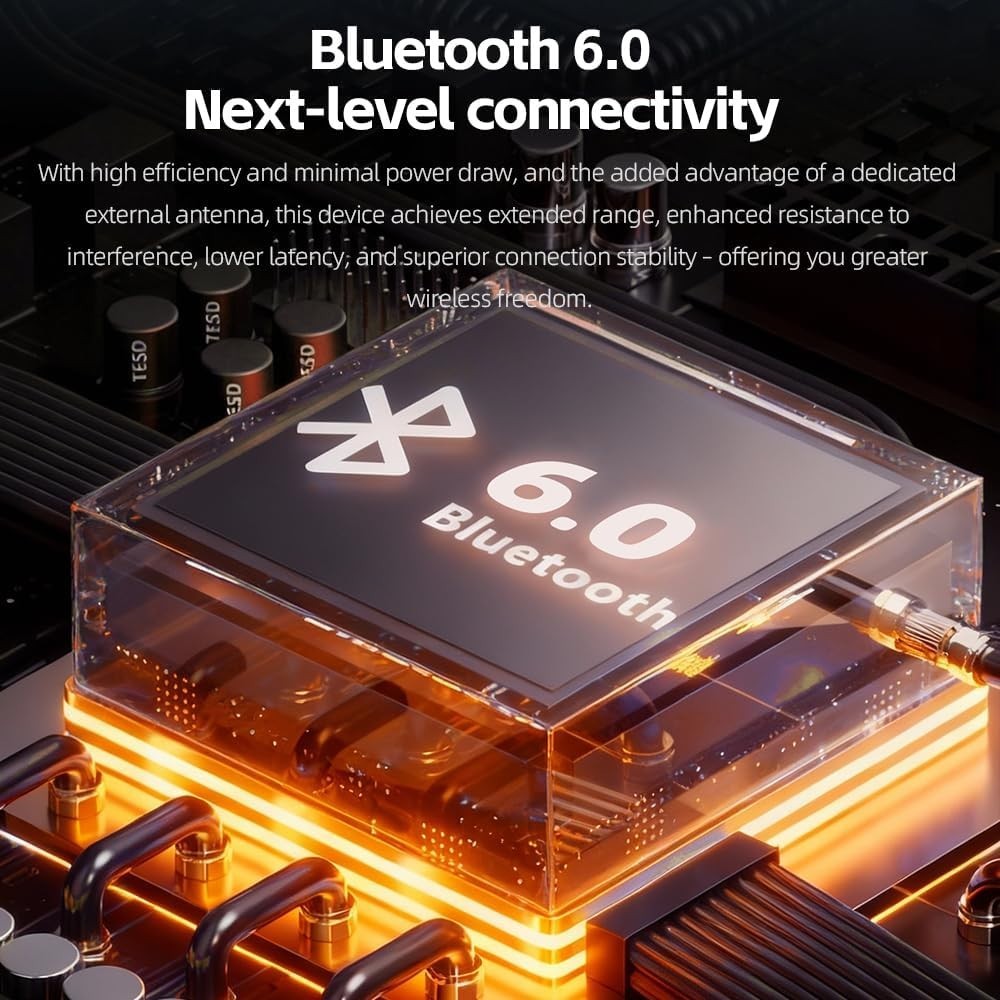 FiiO BR15 R2R High-Resolution Bluetooth 6.0 Audio Receiver with QCC5181 (Black)