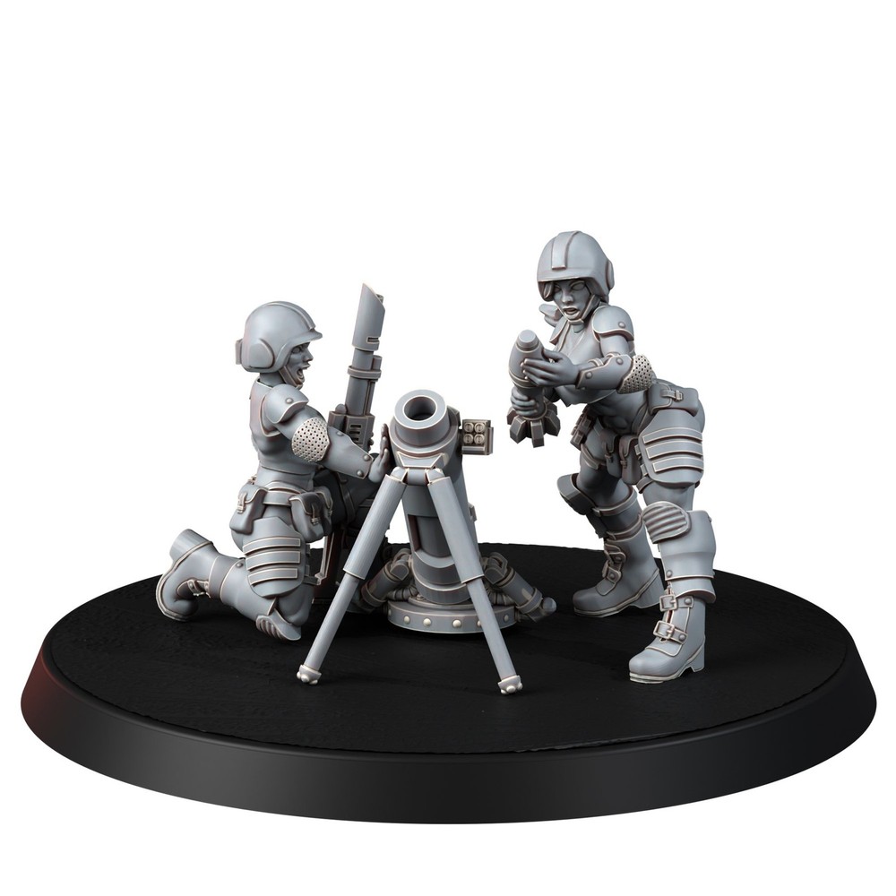 FEMALE CORPS SUPPORT WEAPONS (PIN-UP)