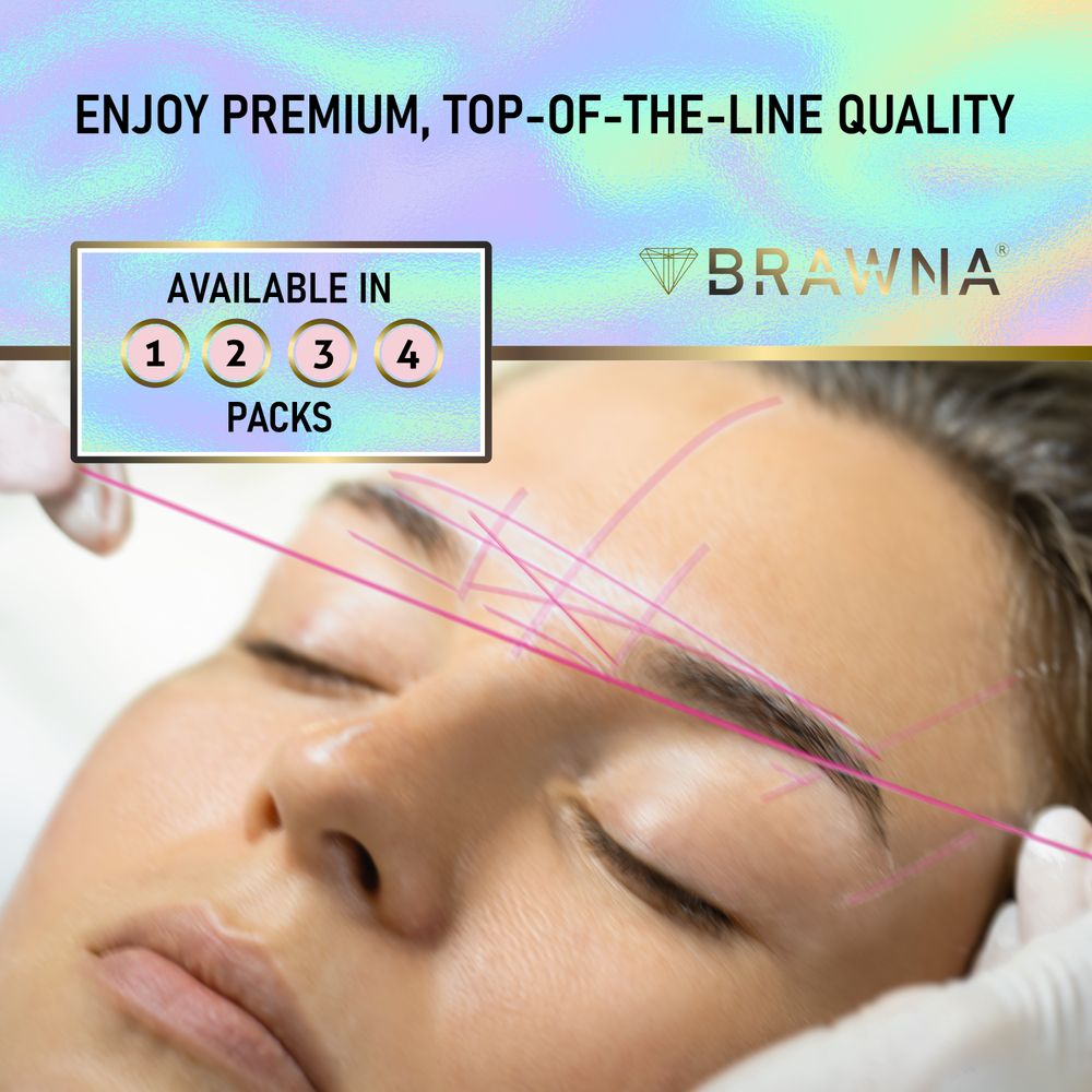 BRAWNA 2 PC Mapping String for Eyebrow & Lip Measuring - PMU Supplies