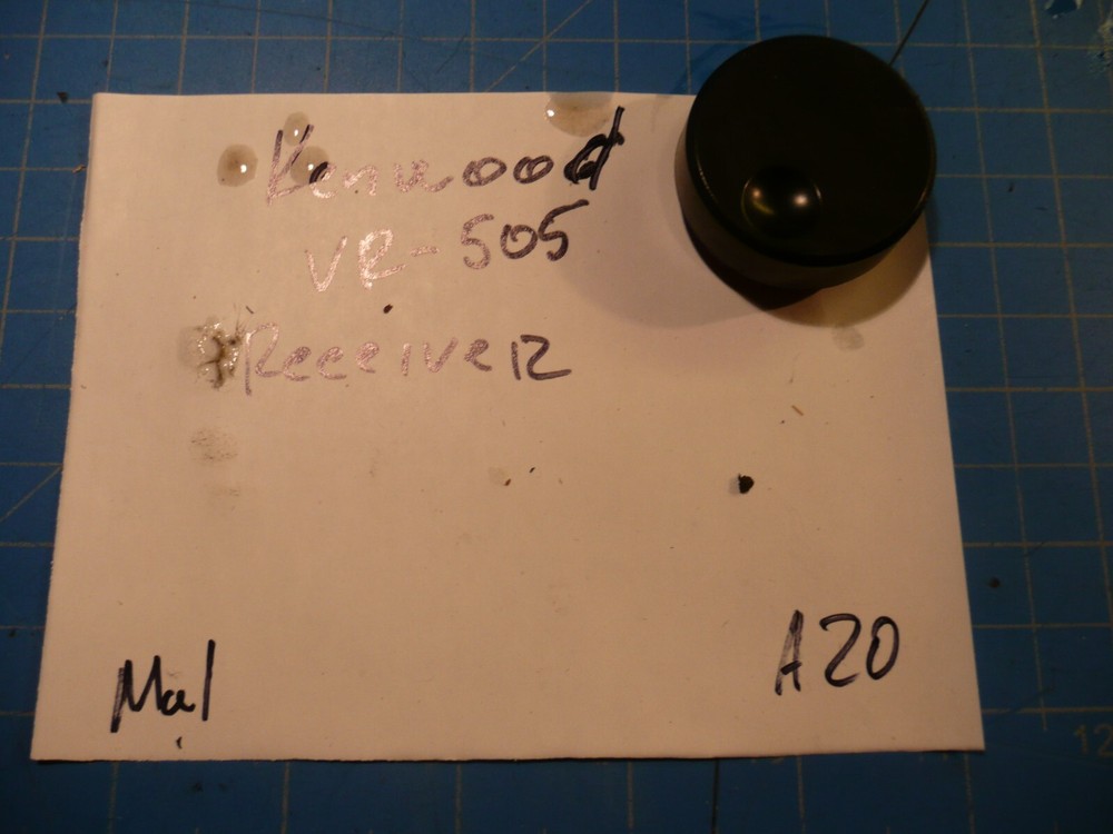 Kenwood VR-505 Receiver Replacement Parts Input Selector Control Knob