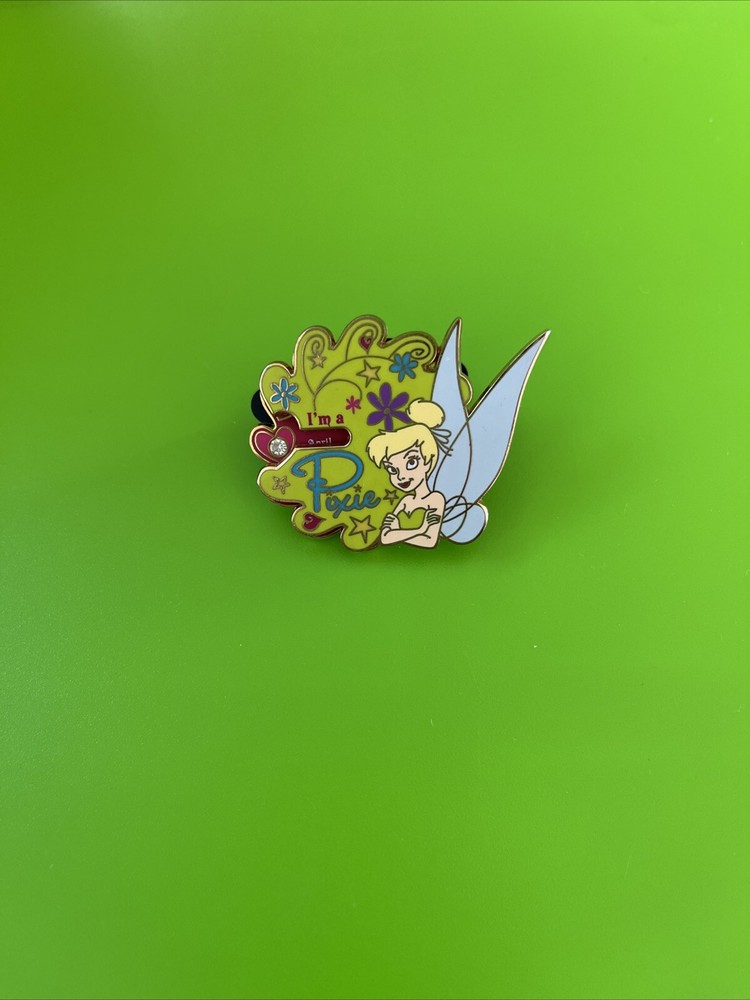 Disney Tinker Bell Birthmonth Birthstone Spinner I'm a Pixie Pin