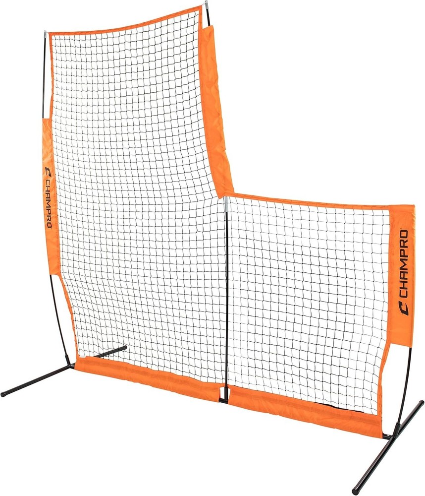 Adaptable L-Screen – 7' x 7' Rebound Training Tool for Baseball Enthusiasts