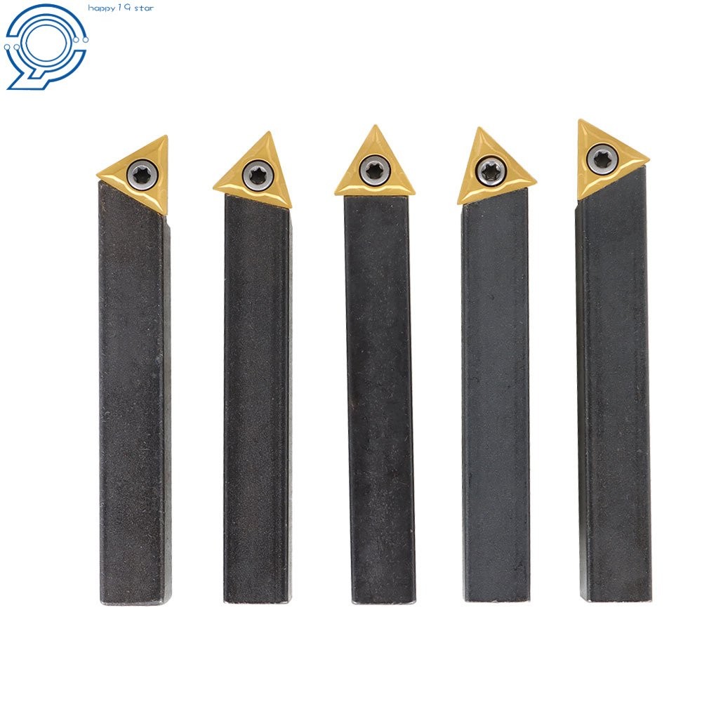 5 pack 1/2" Carbide Indexable Turning Tool Lathe Tool Bit With Carbide Inserts