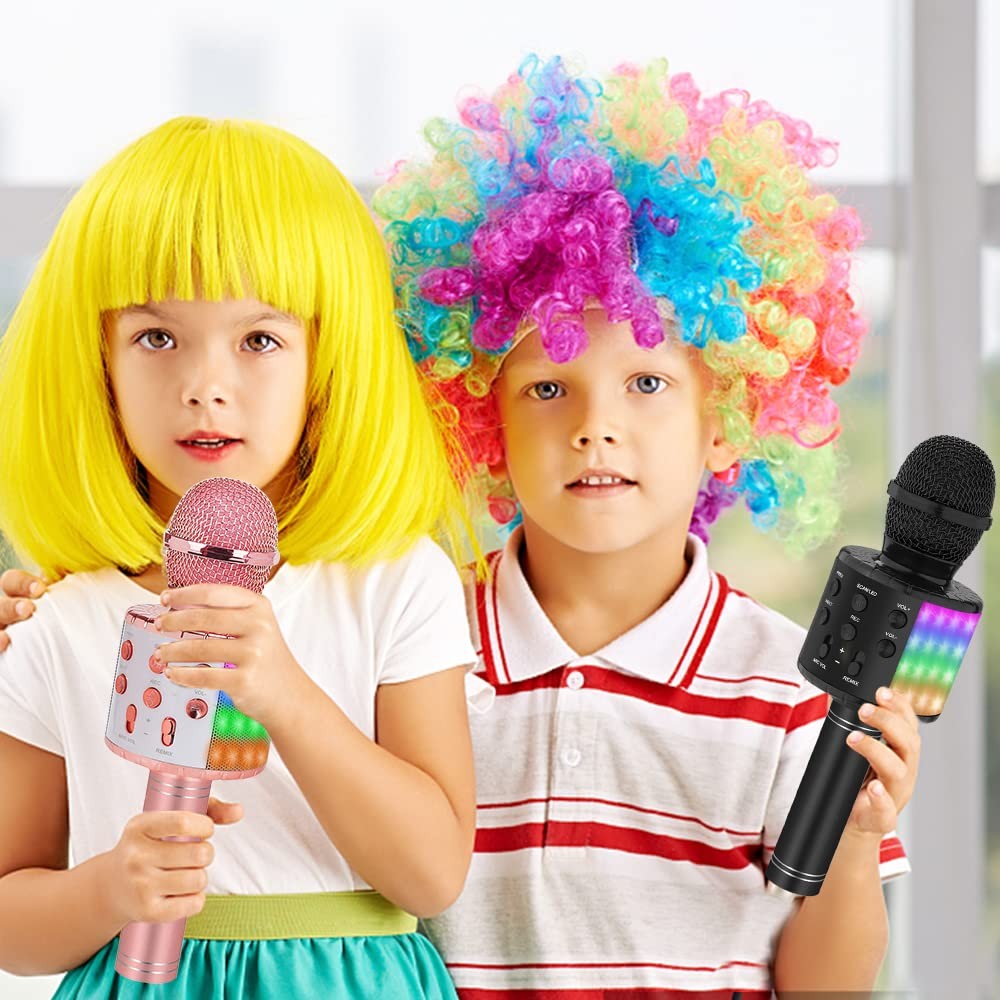 Bluetooth Karaoke Microphone for Singing: Professional Handheld Black2