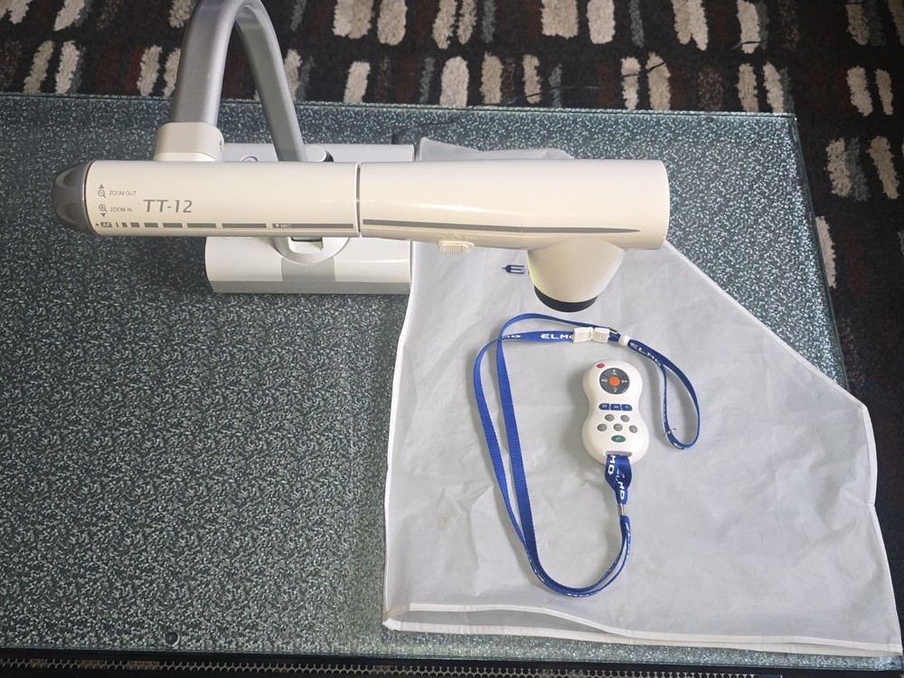 Elmo TT-12 Interactive Document Camera Good Shape 12x Optical Zoom HDMI w/Bundle