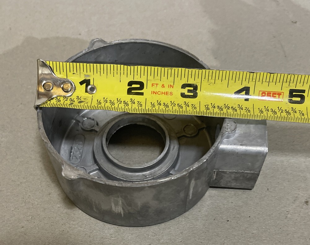 HOUSING BLOCK ONLY for BEI Sensors Optical Incremental Encoder Silver 01070-156