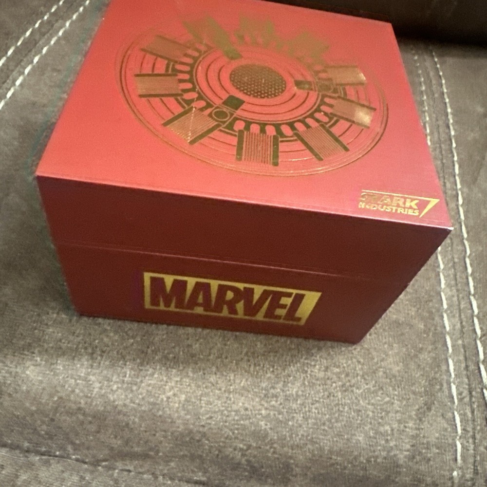SALESONE MARVEL IRON MAN ARC REACTORS ADJUSTABLE RINGS SET Rare New Never Used