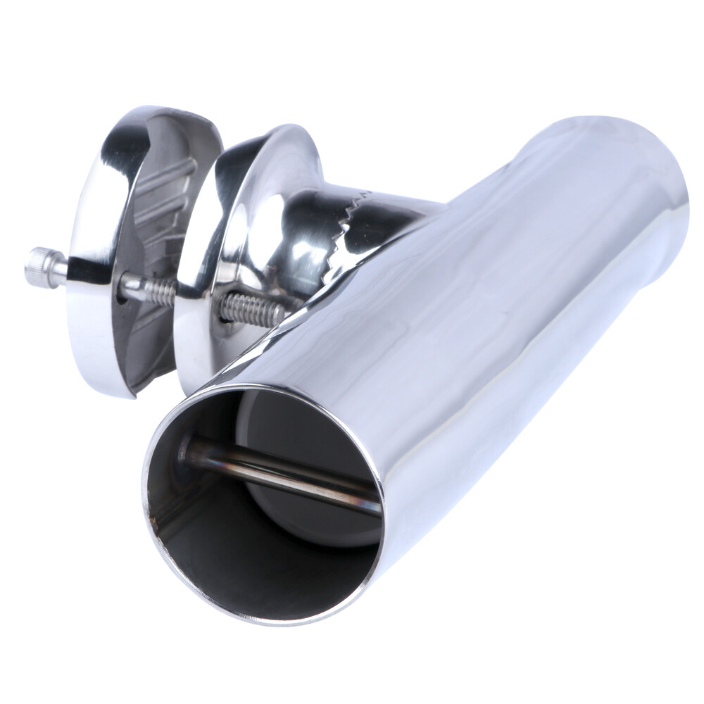 2X Marine 316 Stainless Steel Fishing Rod Holder for Boat 1-1/4"-2" Rail Mount