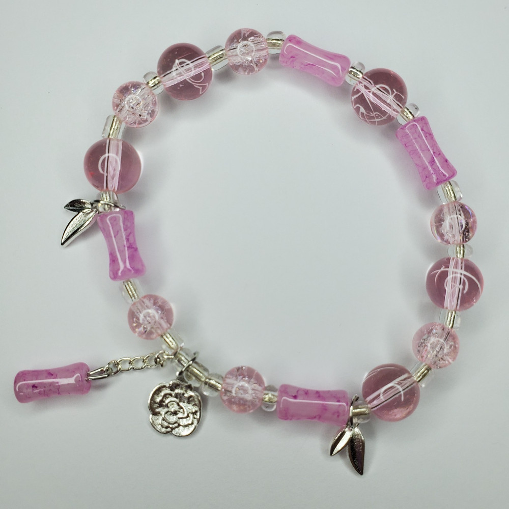 Hand crafted artisan unique gemstone bracelet