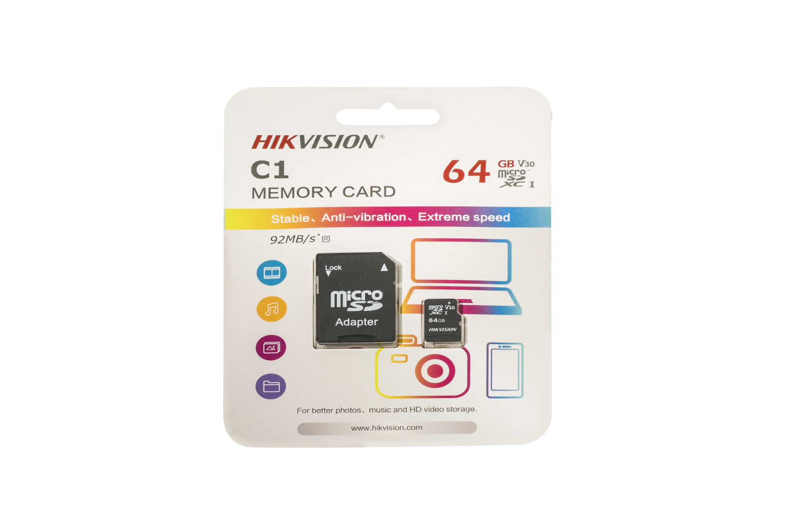 HIKSEMI 4-Pack 64GB Micro SD Card Class 10 High Speed Memory for Camera Drone