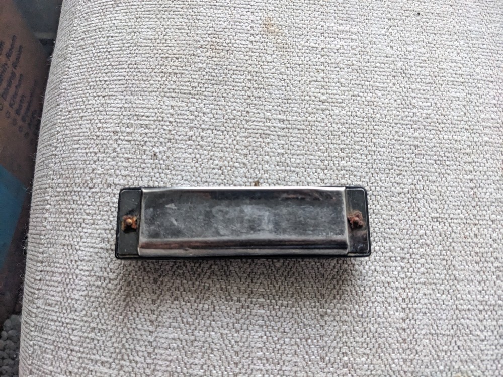 Vintage Compact Harmonica Used Works