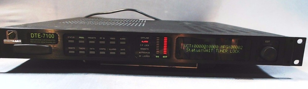 Digitrans DTE-7100 Digicipher II Intergrated Receiver Descramble