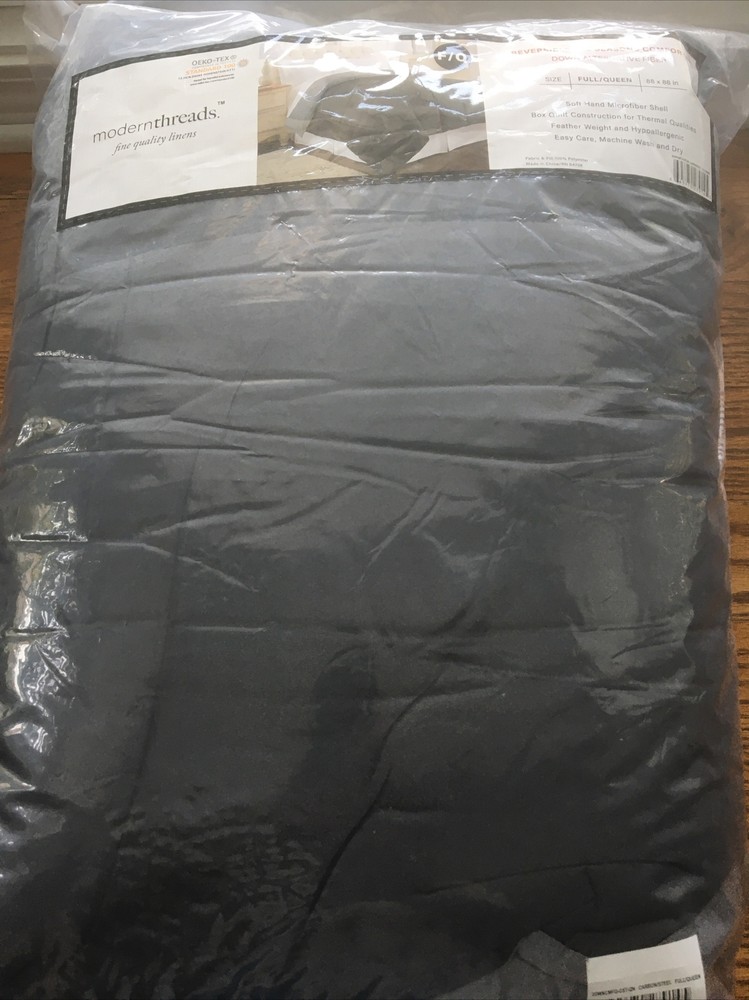 Modern Threads Full / Queen Reversible All-Seasons Down Alternative Comforter