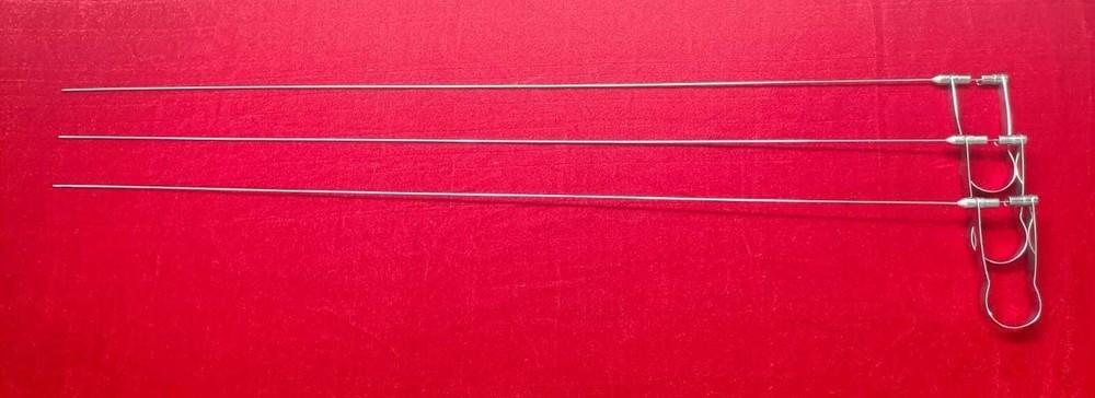 Laparoscopic Urology PCNL Bipronge Forceps 3fr 60cm Reusable Instruments - 3pc