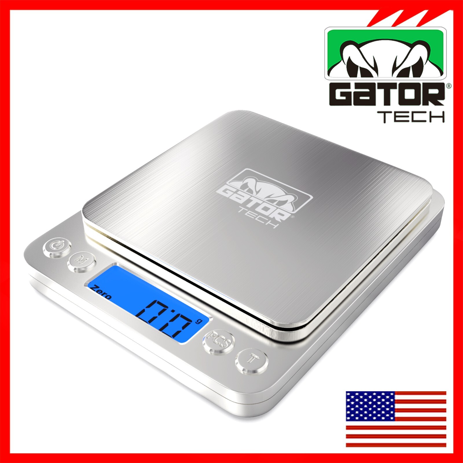 Digital Weight Scale Kitchen Jewelry Gold Grain Food MiniSize Gram 2000g x 0.1g