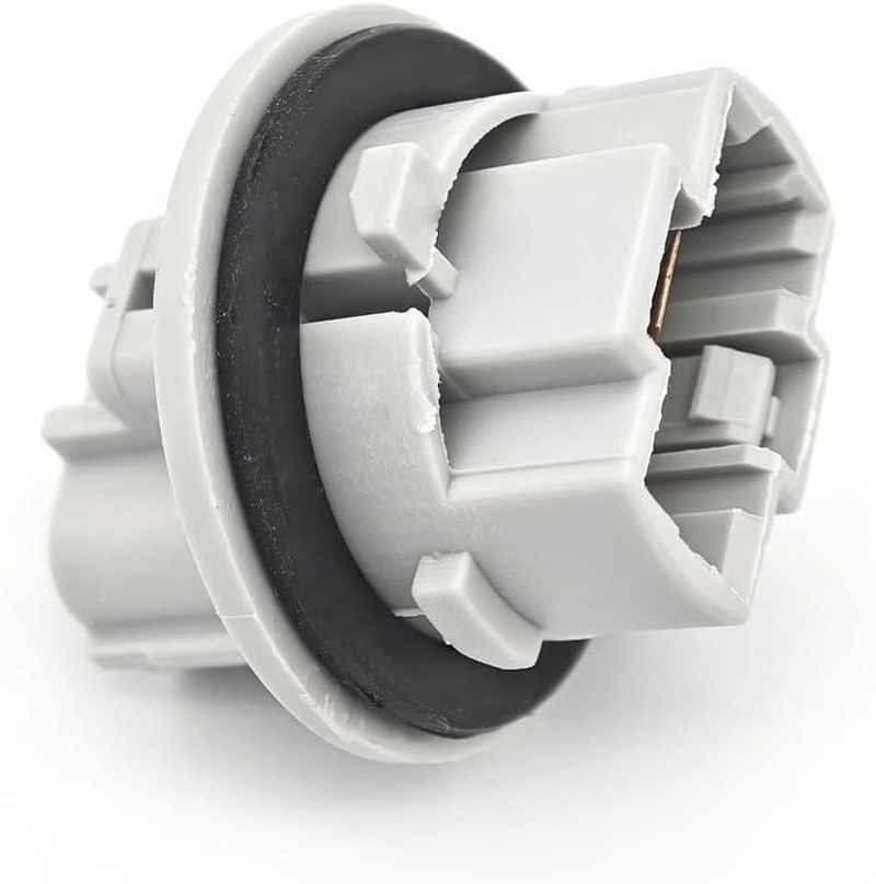 Front Turn Signal Light Bulb Plug Socket, 2 Pcs, Gray, Replacement OEM 90075-600