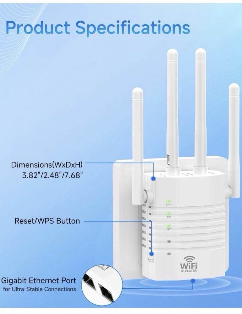 WiFi Extender Supports