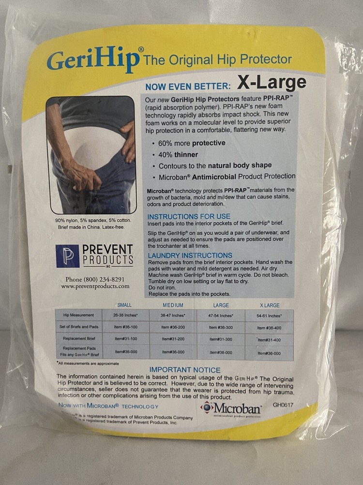 Geri Hip The original hip protector extra large new