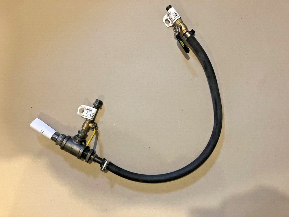 SANDBLASTER PRESSURE POT MIXING VALVE  ASSEMBLY