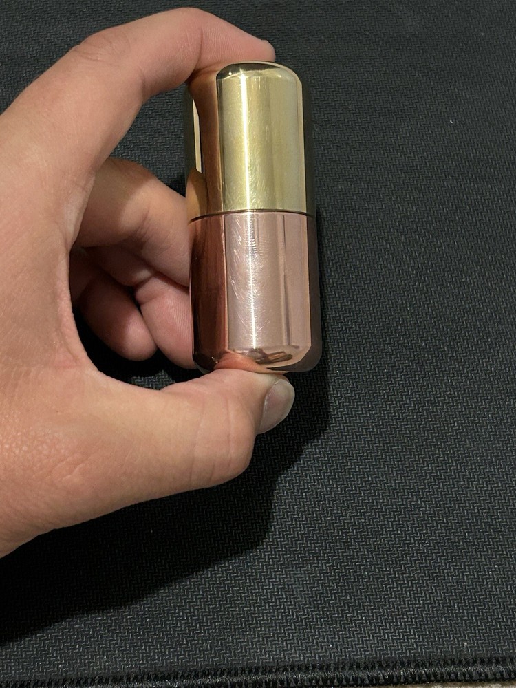 Handmade Brass/Copper Storage Capsule XL