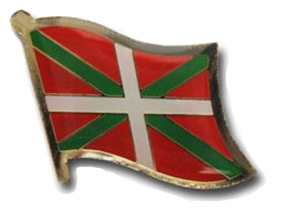 BASQUE LANDS LAPEL FLAG PIN - NEW PREMIUM QUALITY