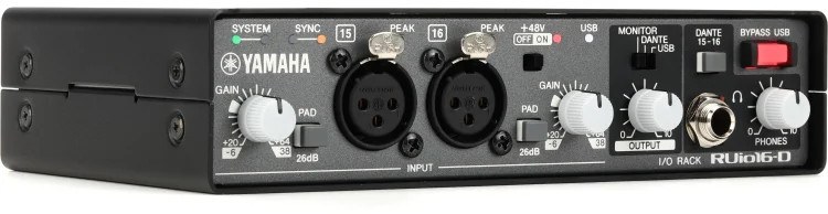 Yamaha RUio16-D Dante/USB Audio Interface
