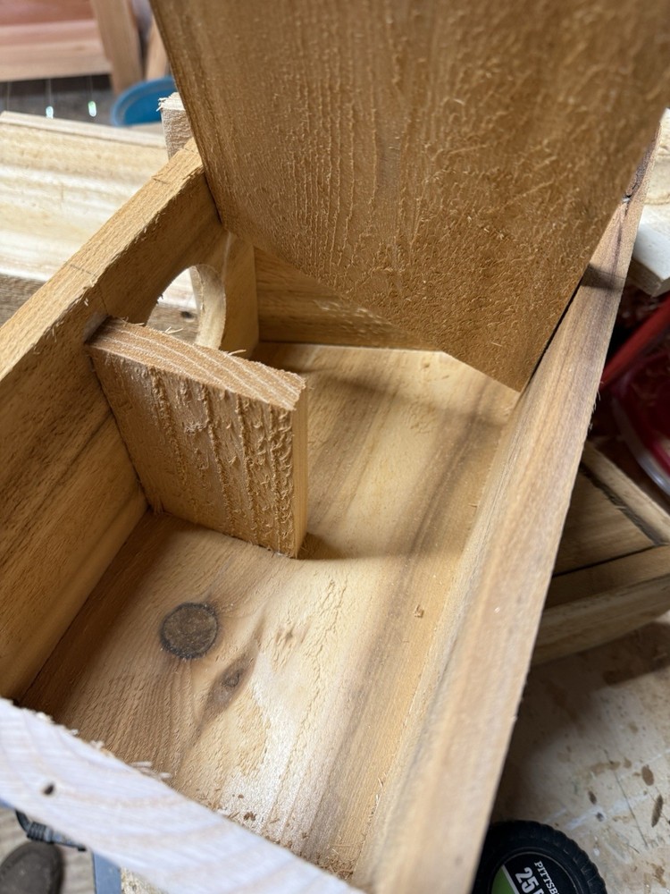 Squirrel Nest Box Made From Cedar