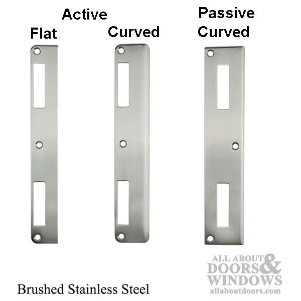 P3000 Active Latch and Deadbolt, Flat Strike Plate