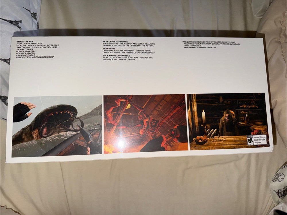 BNIB Meta Quest 2 Virtual Reality Headset BUNDLE + Aubika case + controller grip