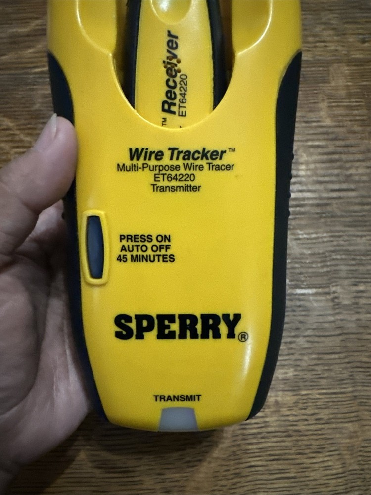 Sperry Instruments ET64220 Wire Tracker Tracer Audio / 1 Pack Yellow
