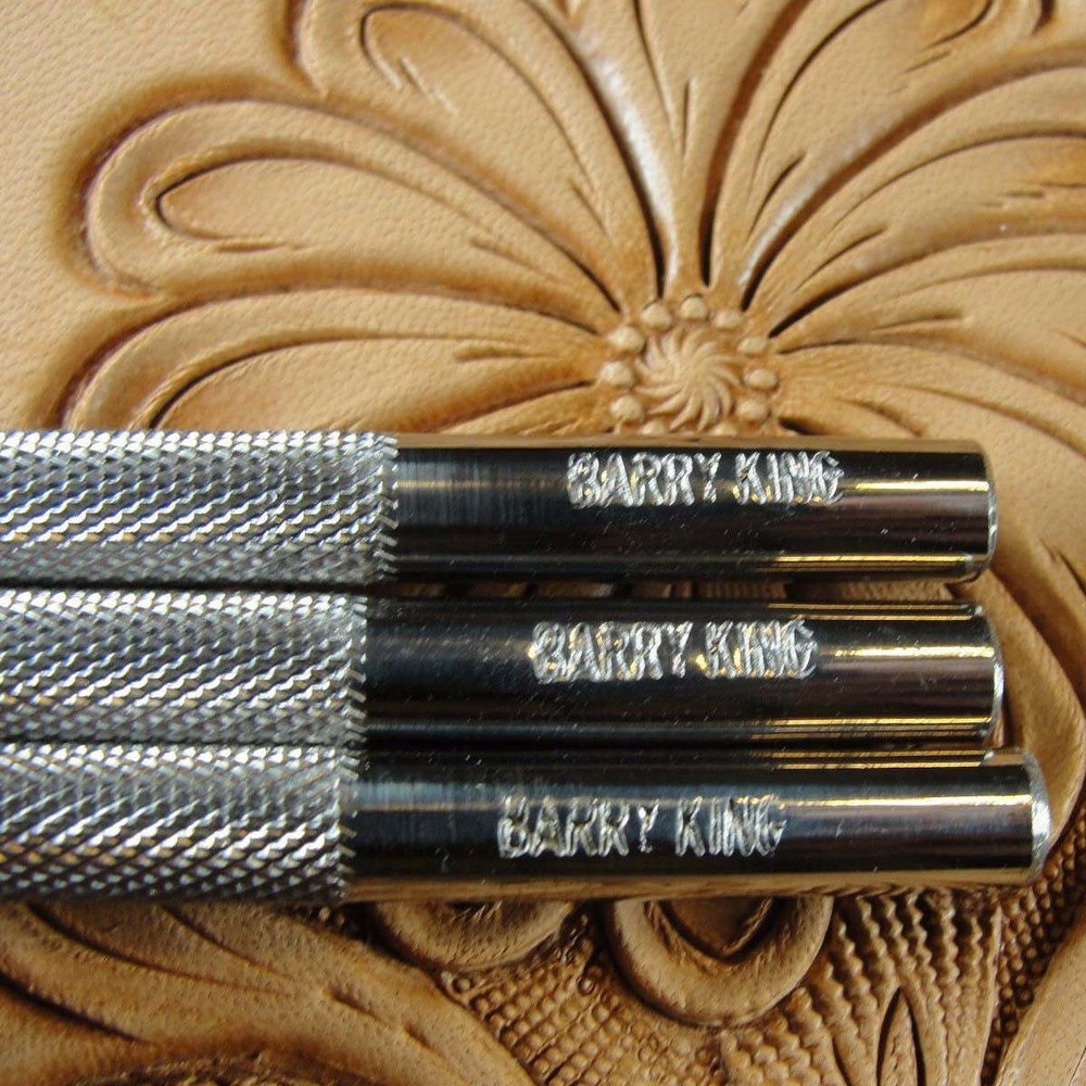 Stainless Barry King - 3-Piece Smooth Steep Angle Beveler Set (Leather Tools)