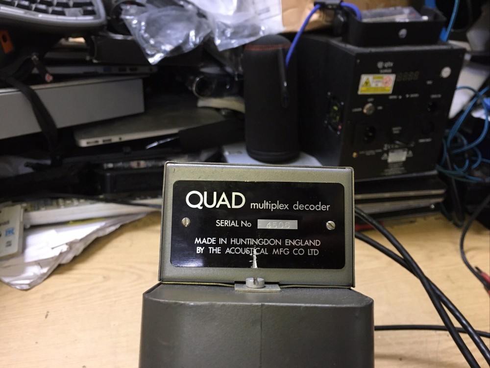 QUAD FM TUNER + MULTIPLEX DECODER - 100% UNTESTED - SPARES OR REPAIRS