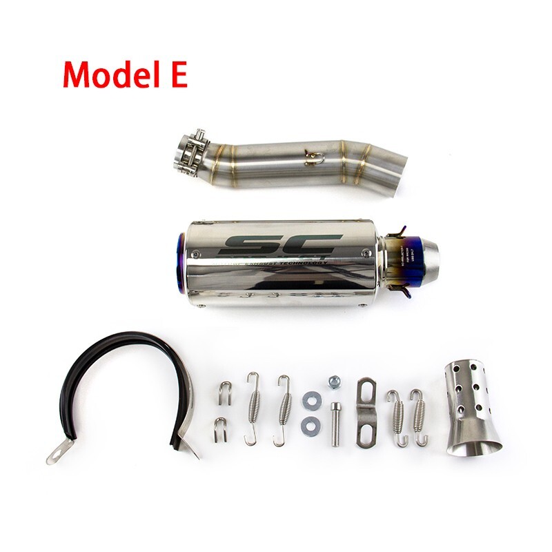 Slip for Honda CBR300R 2013-23 CBR300F Black Muffler Tips Exhaust Mid Tail Pipe