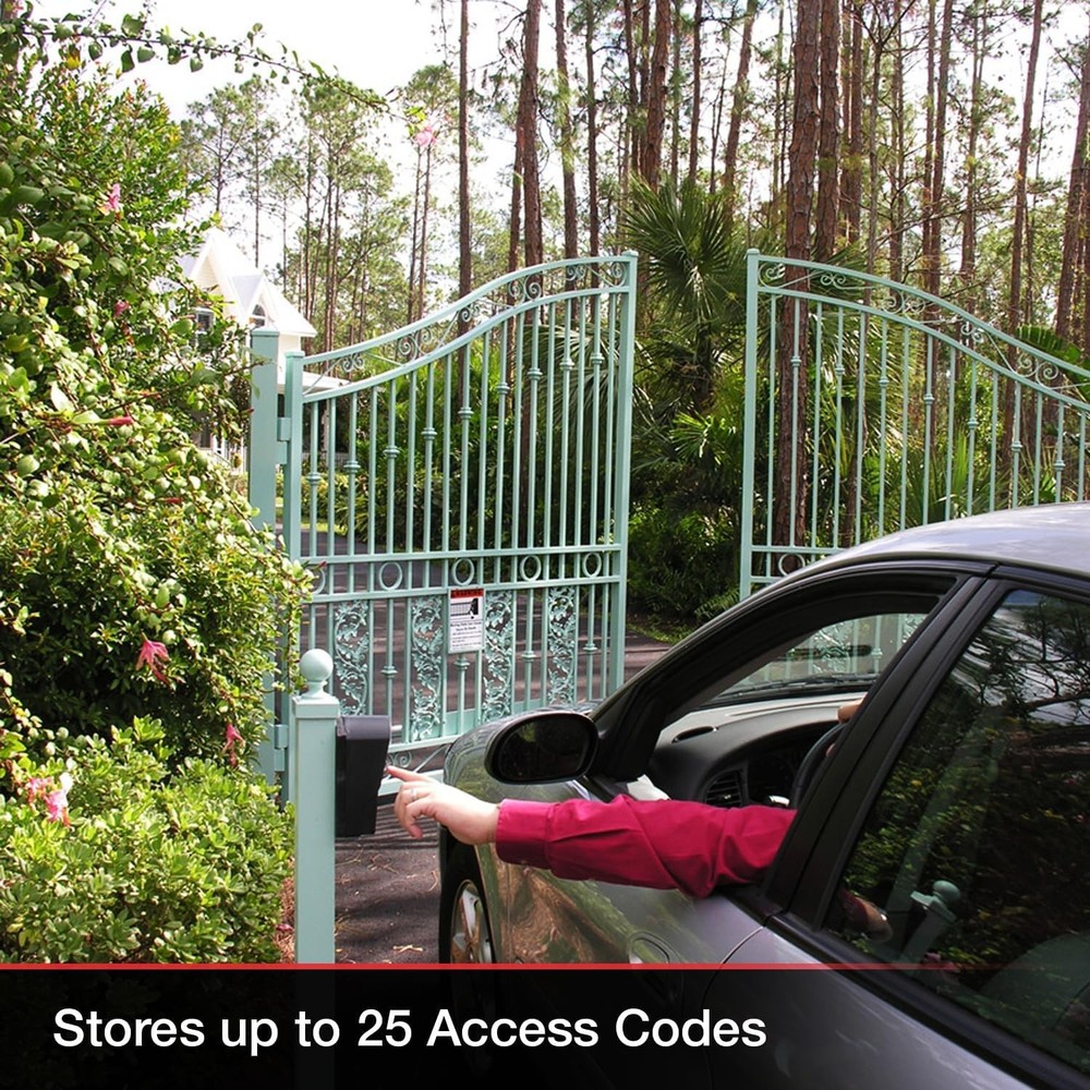 Black Wireless Keypad FM137 for Automatic Gates - Easy DIY Programming Included