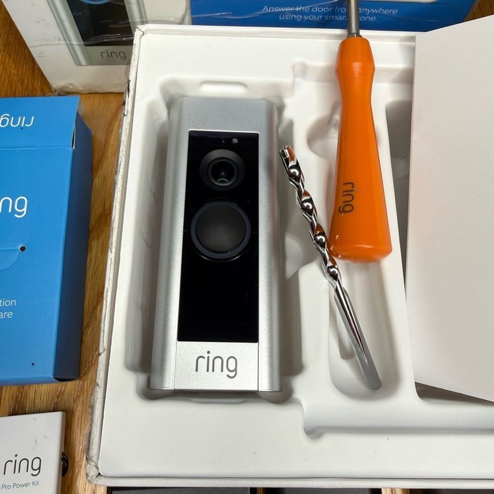 Ring Video Doorbell Pro Refurbished Open Box Complete Kit