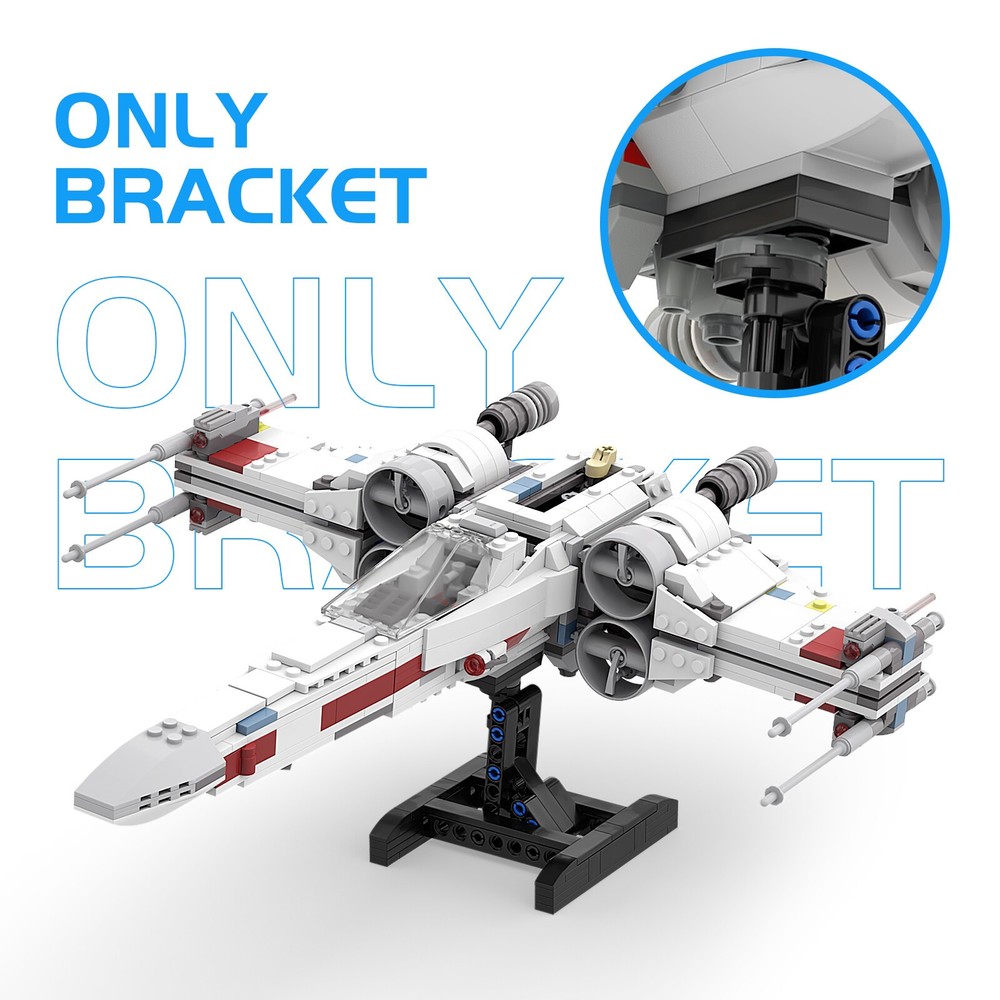 MOC Display Stand for Spaceship Models Collection Showcase
