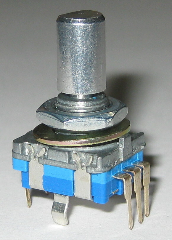 CUI Rotary Encoder with Momentary Switch - 12 Detents - 360 Degree - PCB Mount