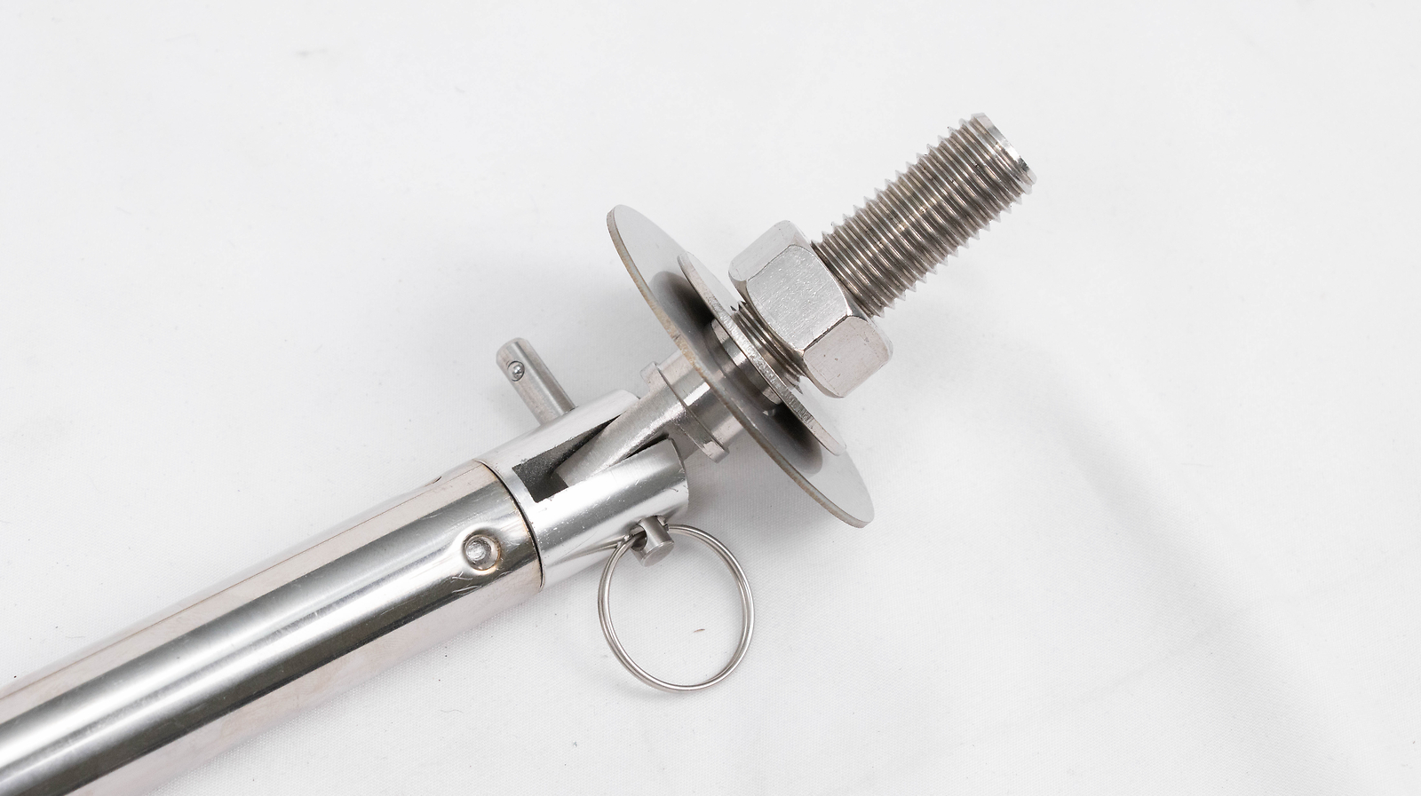 Water Ski Pylon for Outboard Boat Stainless Steel Adjustable Pole Height 33"-57"