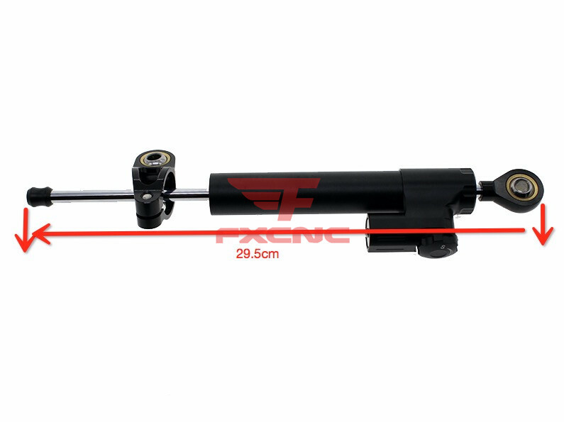295mm Adjustable CNC Universal Steering Damper Stabilizer Linear Reversed Shock