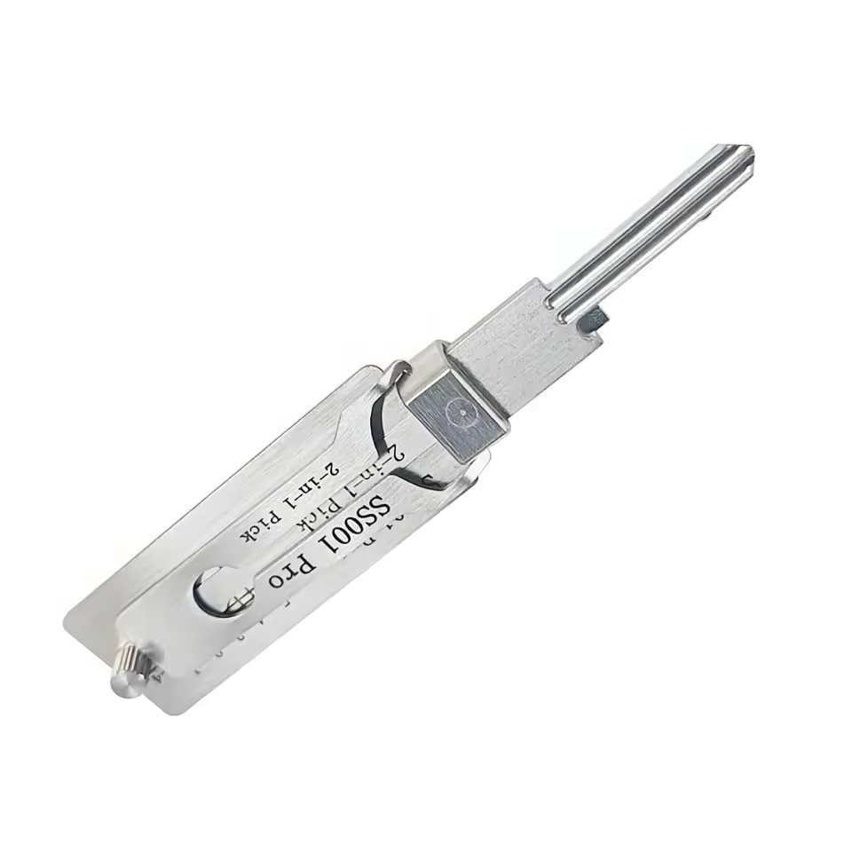 2-in-1 Stainless Steel Key Decoder SS001 PRO Lock Decoder Repair Tools Locksmith