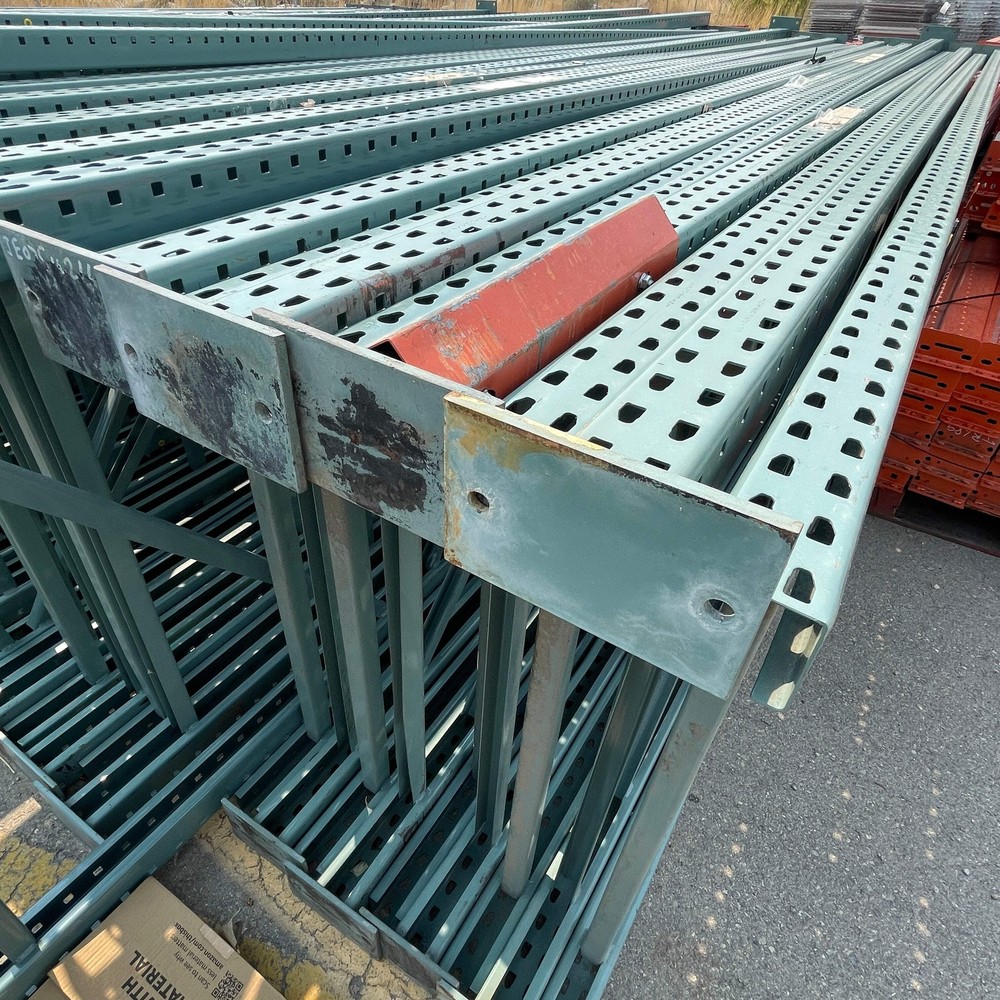 INTERACK Pallet Rack Upright Teardrop Style (Round & Angular) 192”H x 42”D (Pre-