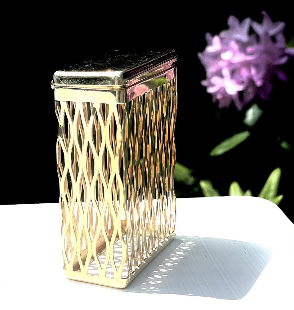 Asprey Solid Sterling Silver Gilt Hallmarked Cigarette Packet Case Holder