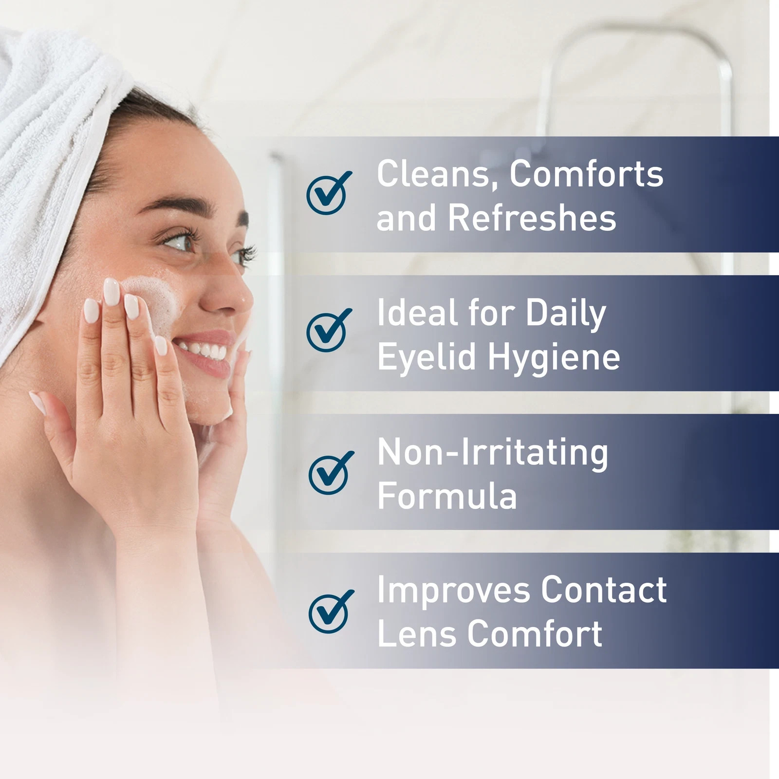 OCuSOFT Lid Scrub Original Foaming Eyelid Cleanser 7.25 Ounces, 215 Milliters