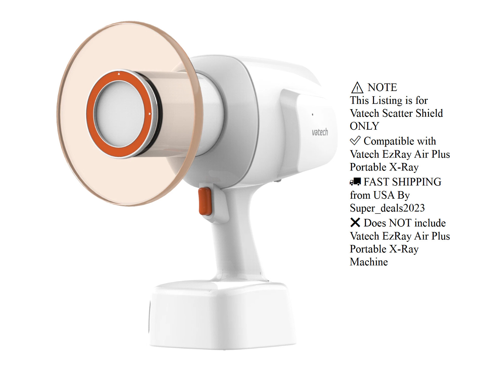 Vatech EZRay Air Plus Portable Ray scattered shield only