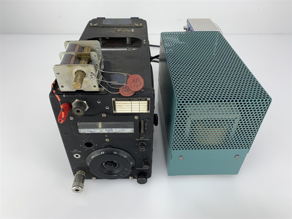 Heathkit PS-23 Power Supply with ARC Aircraft Radio Corp T-21/ARC-5 Transmitter