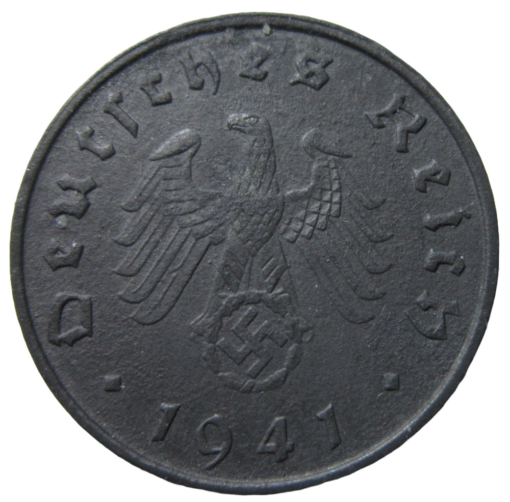 GERMANY. THIRD REICH. 10 PFENNIG, 1941 D.