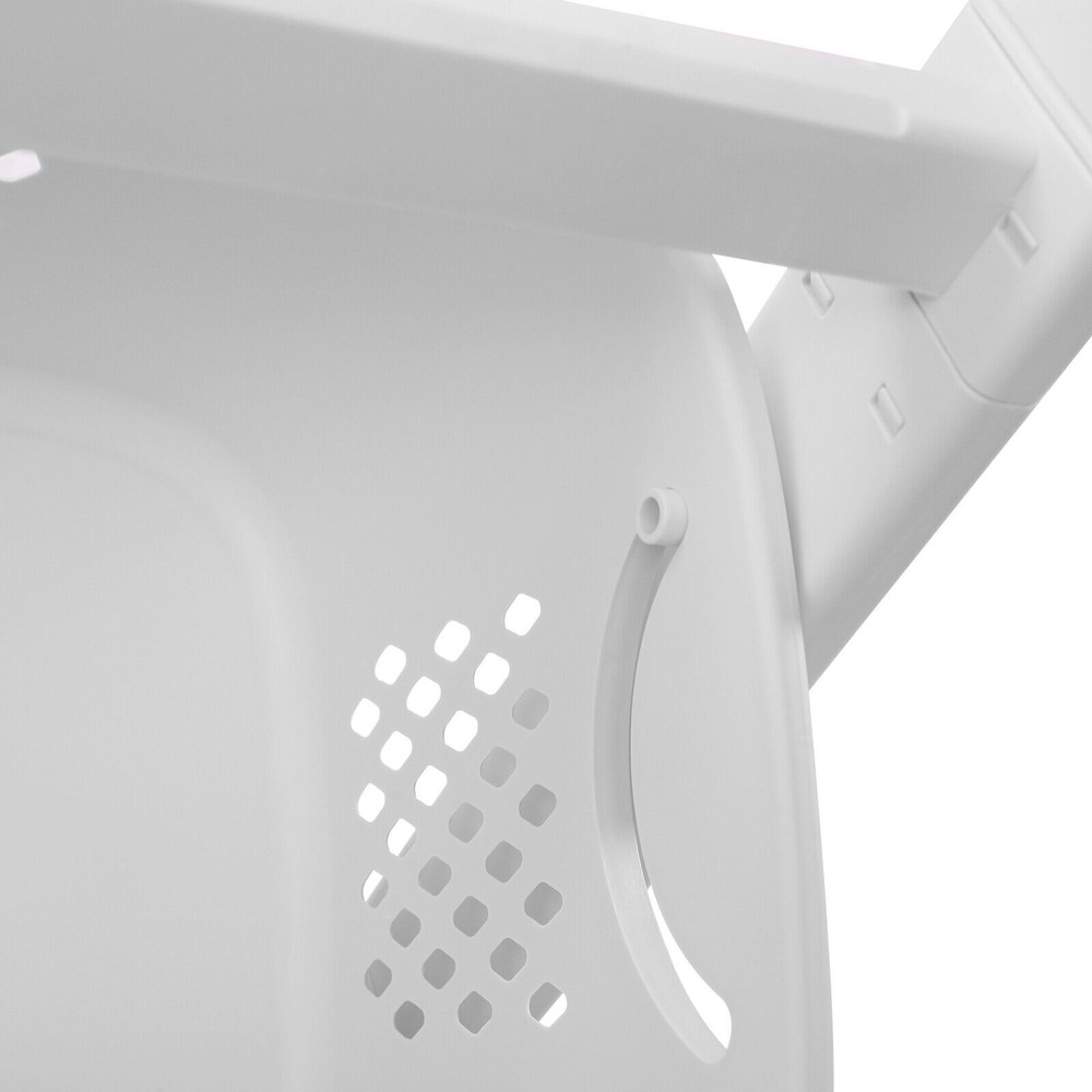 Rolling Laundry Basket Bathroom Kitchen Clothes Storage Shelf Multi-layer Stand